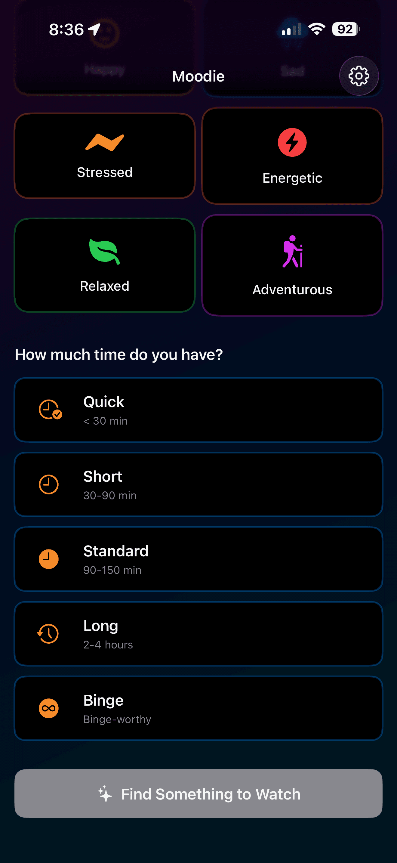 Moodie Mood Selector